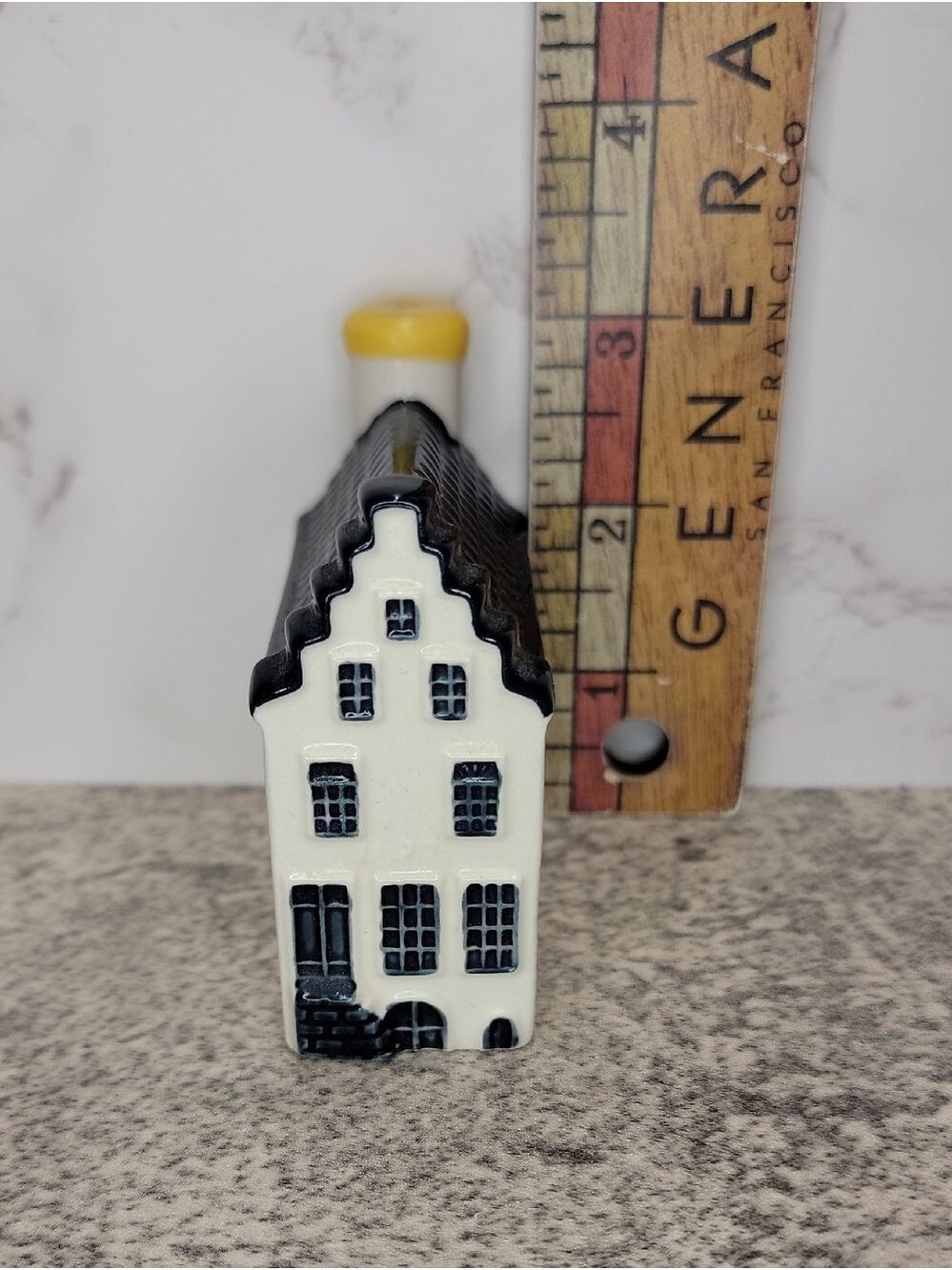 Vintage KLM Blue Delft House #2 by BOLS The Five Flies Restaurant - Picture 7 of 9